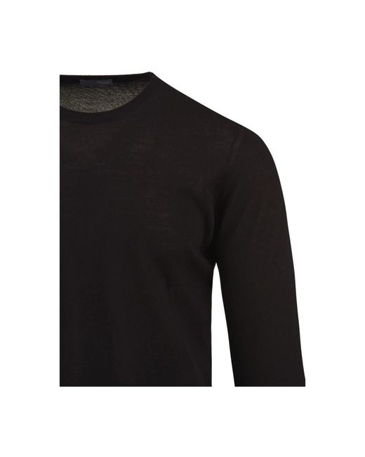 Drumohr Black Round-Neck Knitwear for men