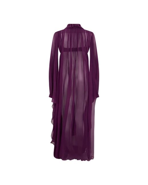 Alberta Ferretti Purple Maxi Dresses