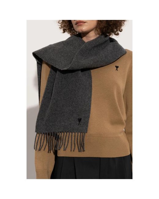 Winter Scarves di AMI in Black