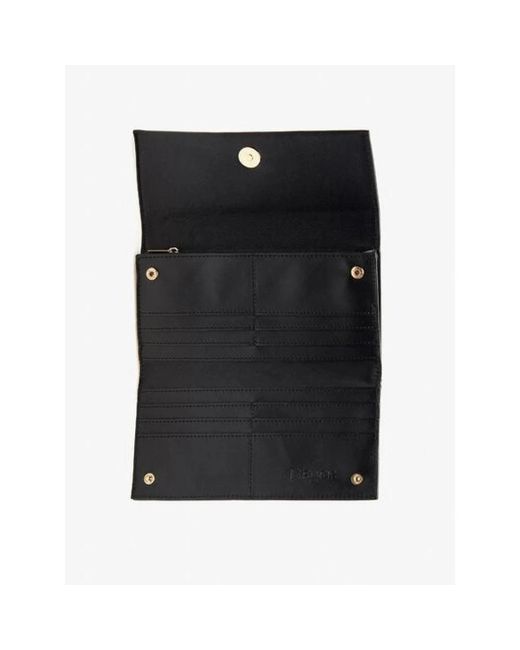 Blauer Accessoires ,Zwart ,Elegante Klassieke Damesportemonnee Met Muntvakje in het Black