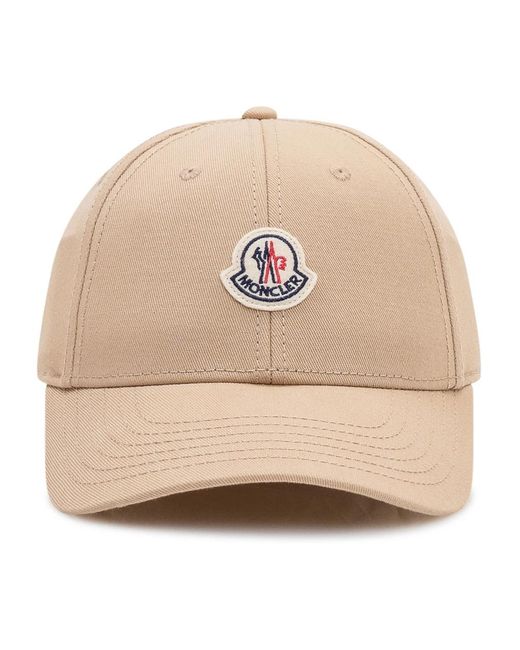 Moncler Natural Logo Baseball Cap