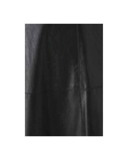 Pinko Elegante Geplooide Midi-Rok in het Black