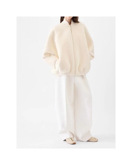 Jacquemus The Pilu Jacket in het Natural