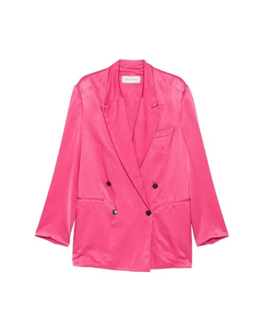 Dries Van Noten Giacca in het Pink