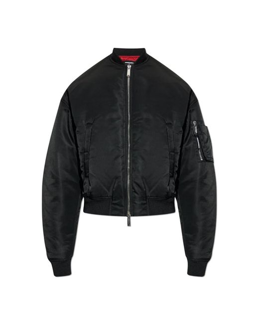 DSquared² Jassen ,Zwart ,Bomberjack in het Black voor heren