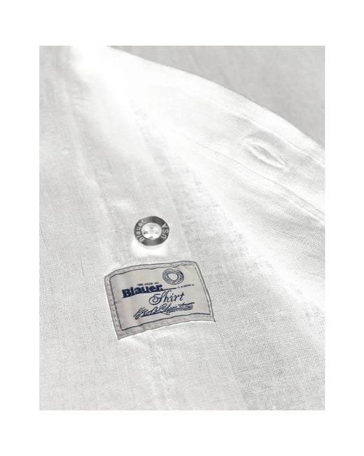 Casual Shirts Blauer de hombre de color White