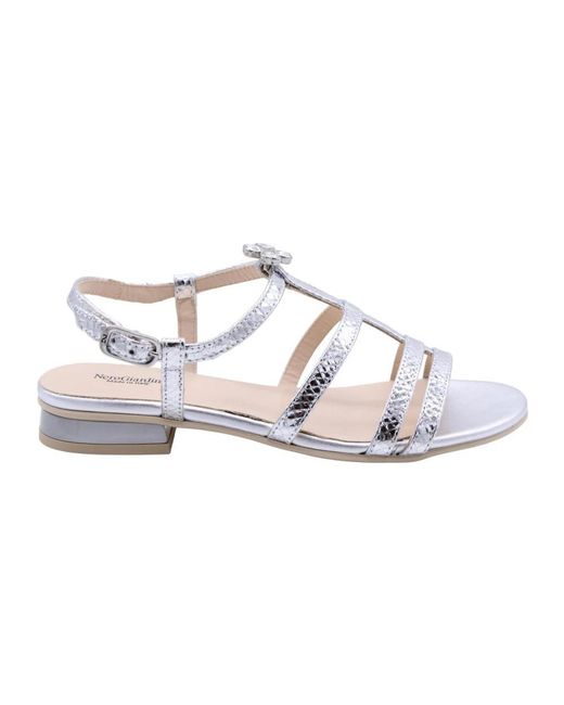 Nero Giardini Metallic High Heel Sandals