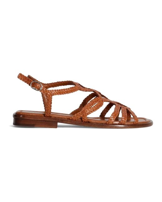Pons Quintana Brown Flat Sandals