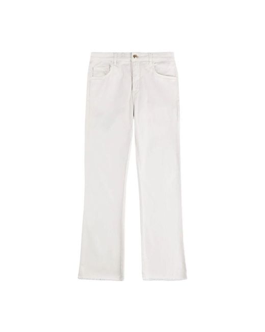 Fay White Hose mit klassischem design
