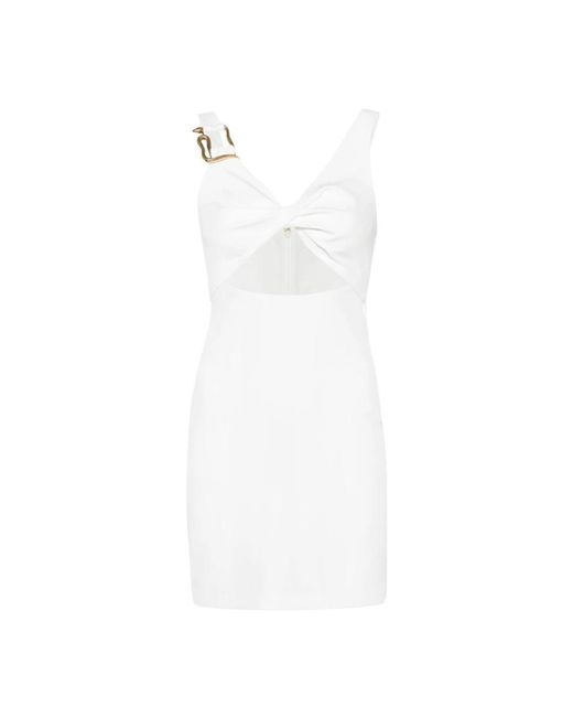 Just Cavalli White Short Dresses