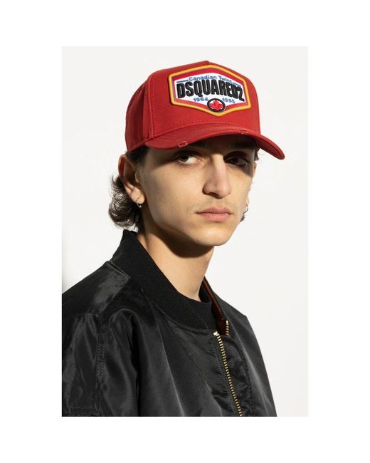 Caps di DSquared² in Red da Uomo