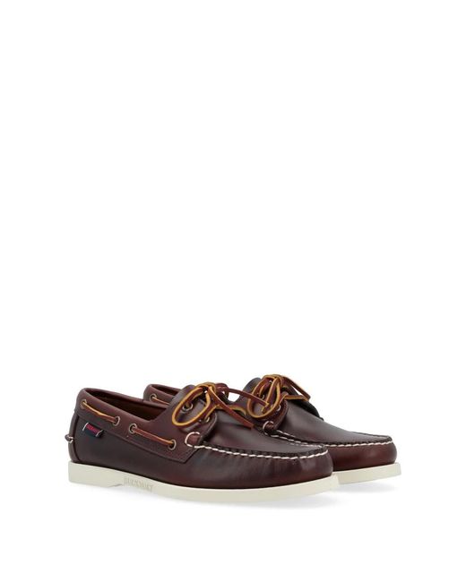 Sebago Brown Boat Shoes for men