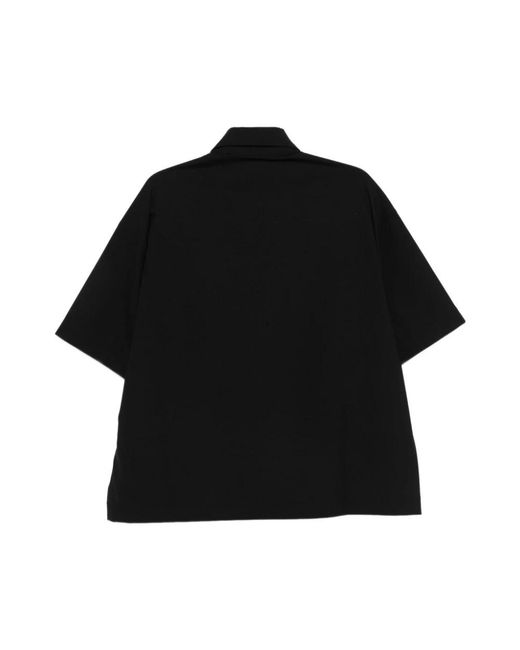 Bonsai Black Short Sleeve Shirts for men