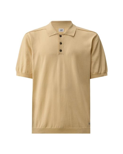 C P Company Natural Polo Shirts for men