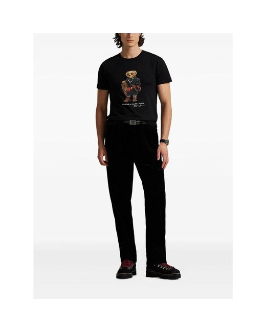 Polo Ralph Lauren Bear T-Shirt in het Black voor heren