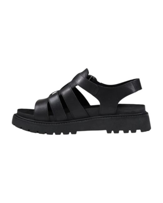 Timberland Black Flat Sandals