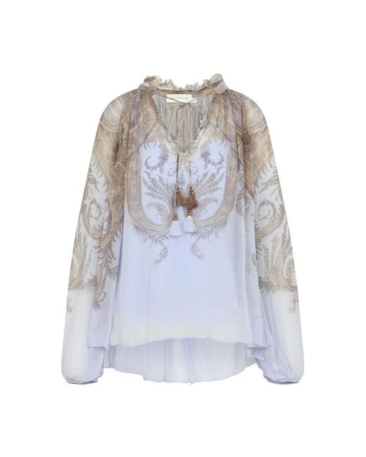 Blouses Zimmermann en coloris Blue
