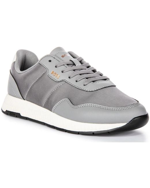 Boss Titanium Runner Sneaker in Gray für Herren