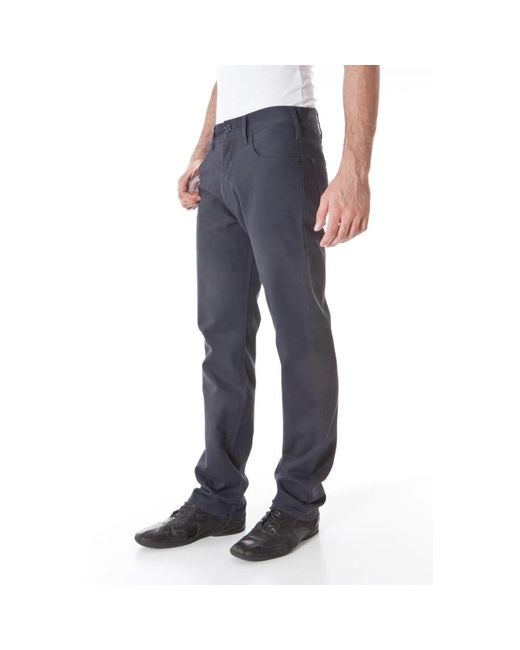 Armani Jeans Blue Chinos for men