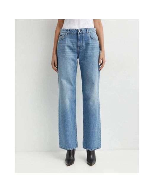 Dolce & Gabbana Blue Straight Jeans