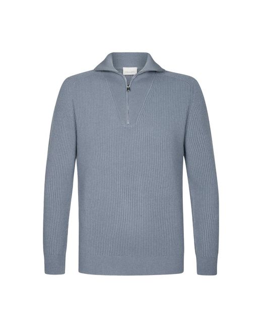Profuomo Men's Blue Turtlenecks