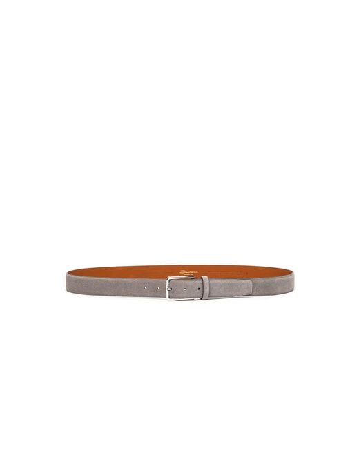 Santoni Brown Belts
