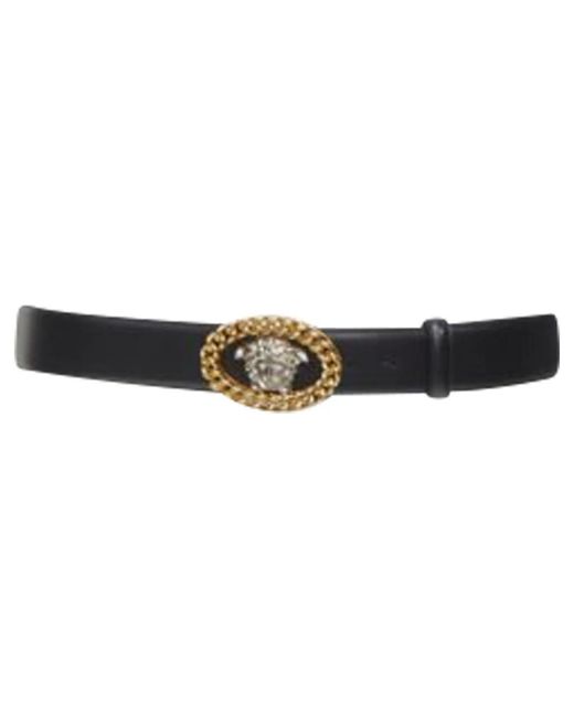 Belts Versace de hombre de color Black