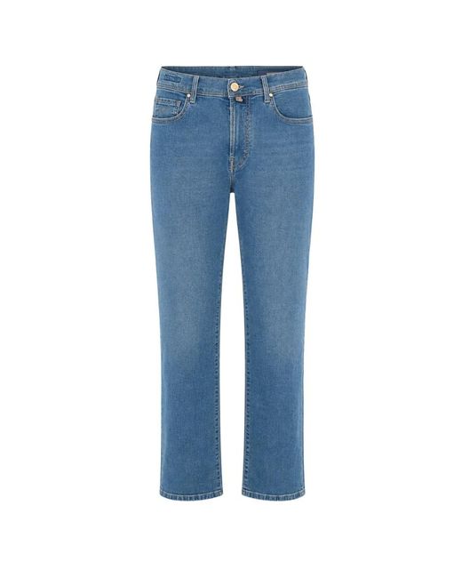 Jacob Cohen Blue Straight Fit Jeans for men