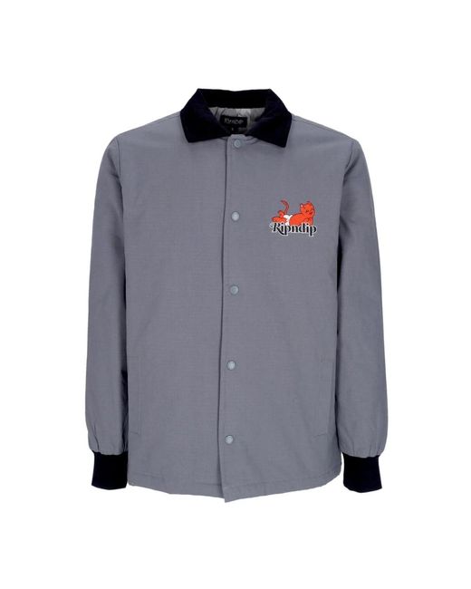 Light Jackets di RIPNDIP in Gray da Uomo