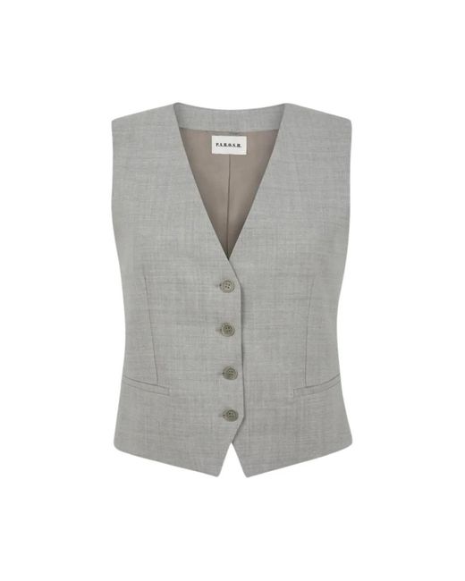 Jackets > vests P.A.R.O.S.H. en coloris Gray