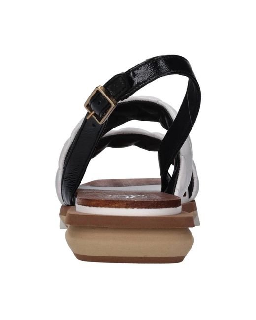 Flat Sandals Fabi en coloris Brown