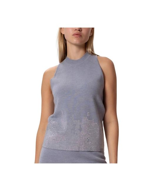 J.W. Anderson Sleeveless Tops in het Purple