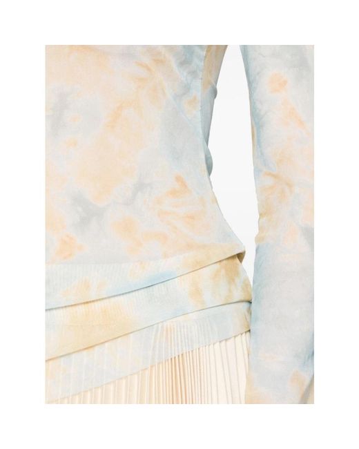 Tops > long sleeve tops Erika Cavallini Semi Couture en coloris Blue