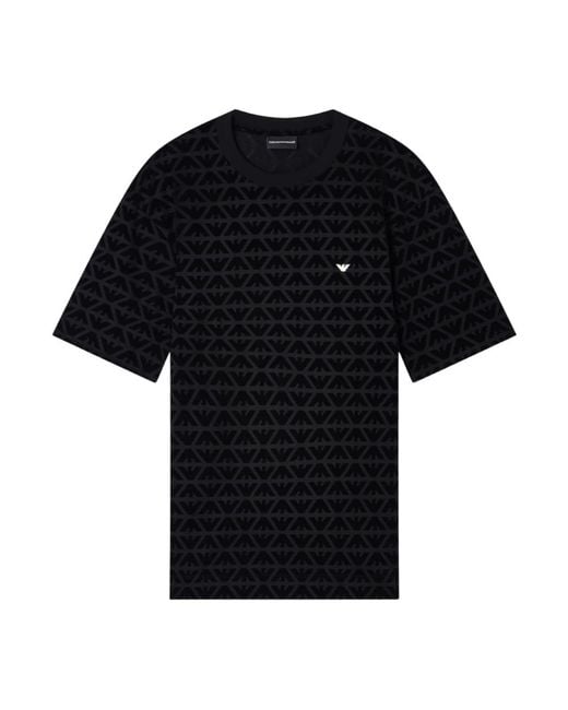 Emporio Armani Black T-Shirts for men