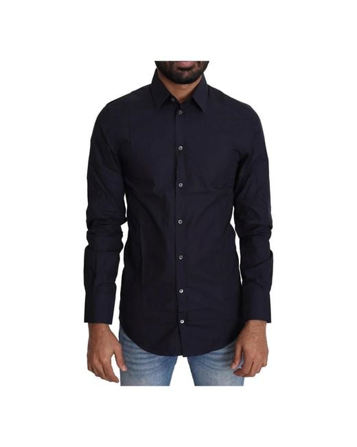 Dolce & Gabbana Blue Casual Shirts for men