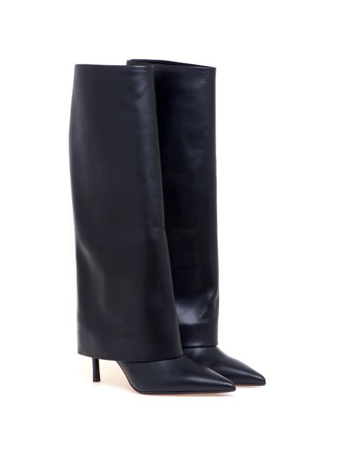 Sergio Levantesi Heeled Boot in het Blue