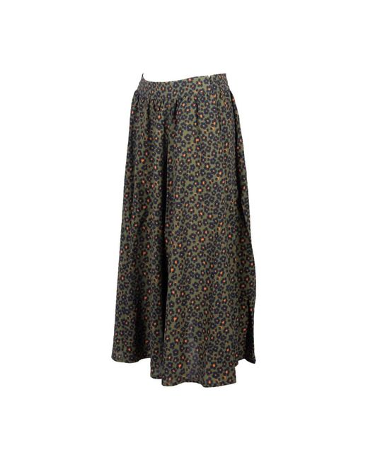 KENZO Gray Midi Skirts