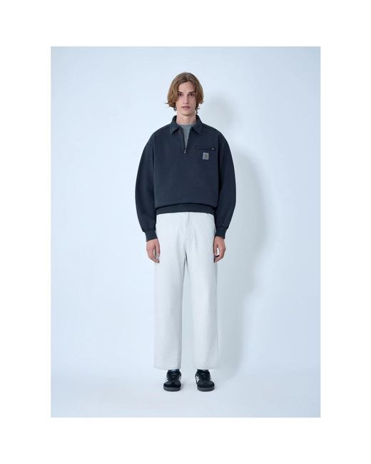 Carhartt Blue Wide Trousers for men
