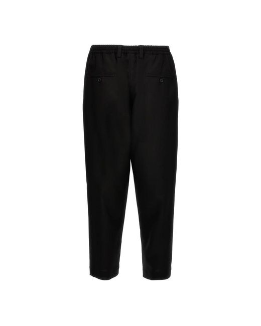 Marni Black Slim-Fit Trousers for men