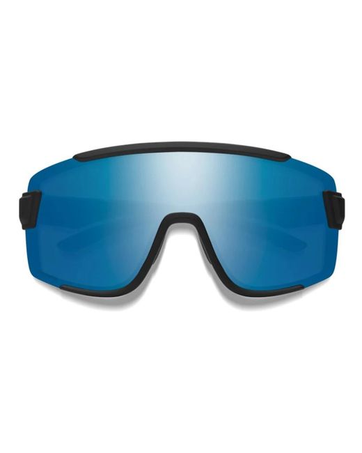 Smith Accessoires ,Zwart ,Matte Wildcat Zonnebril in het Blue