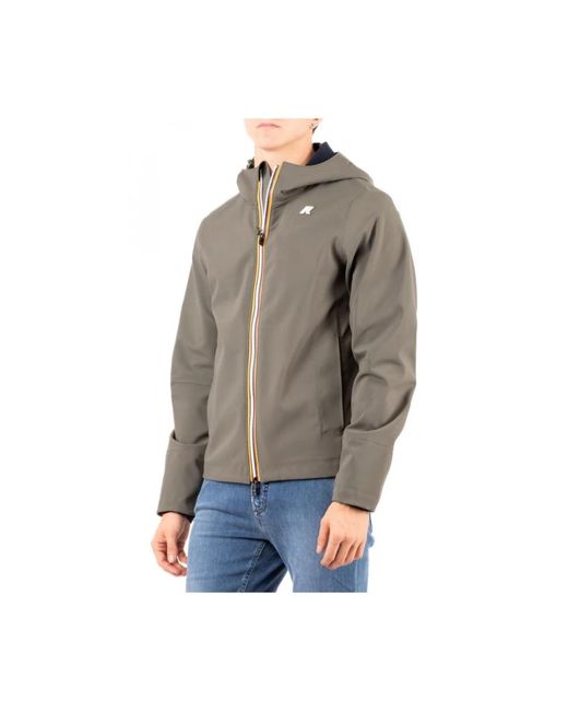 Light Jackets K-Way de hombre de color Gray