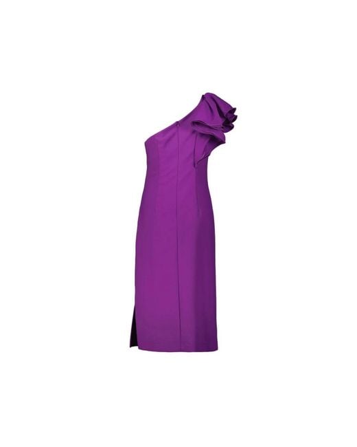 Joseph Ribkoff Purple Midi Dresses