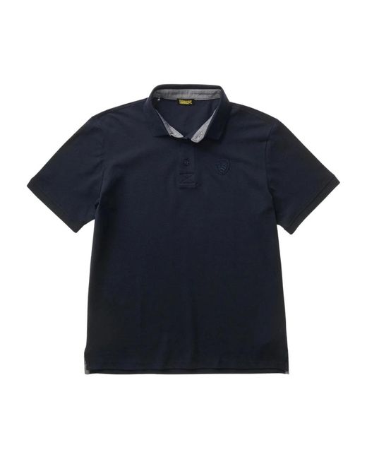 Blauer Pique Polo Philp in het Blue voor heren
