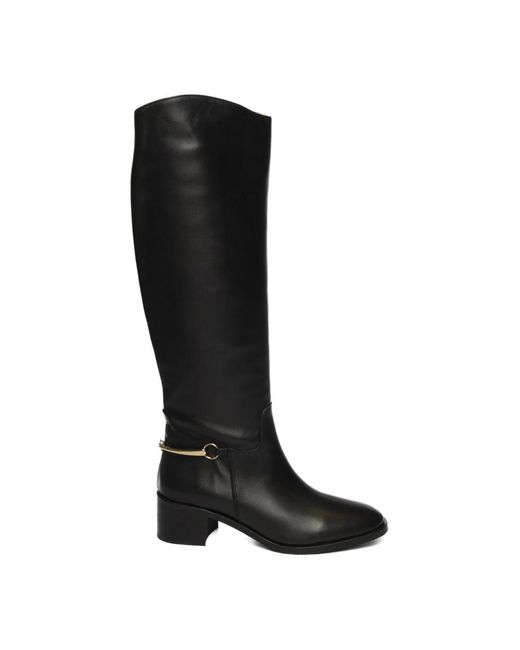 Albano Black High Boots
