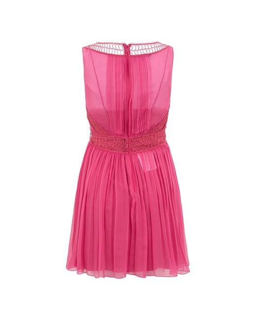 Alberta Ferretti Pink Short Dresses