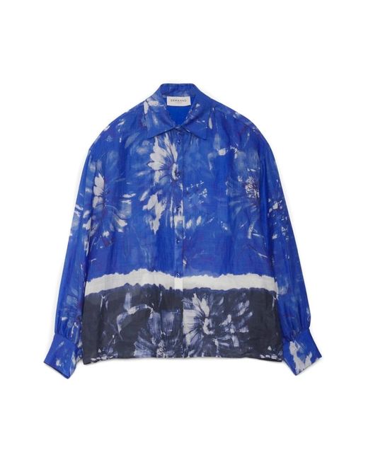 Ermanno Scervino Blue Shirts