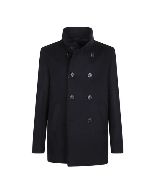 Double-Breasted Coats Herno pour homme en coloris Blue
