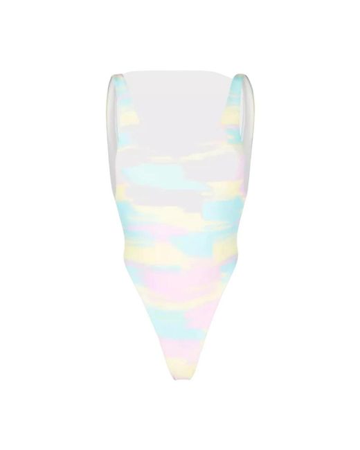 Reina Olga White Swimsuits