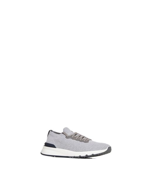 Brunello Cucinelli White Sneakers for men