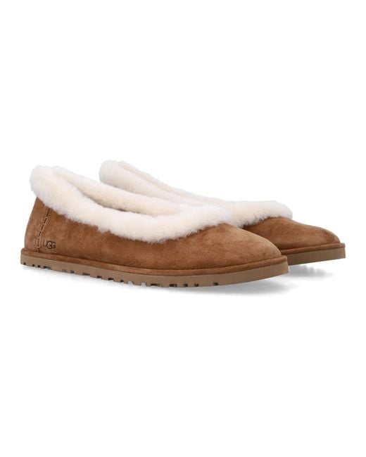 Ugg Brown Ballerinas
